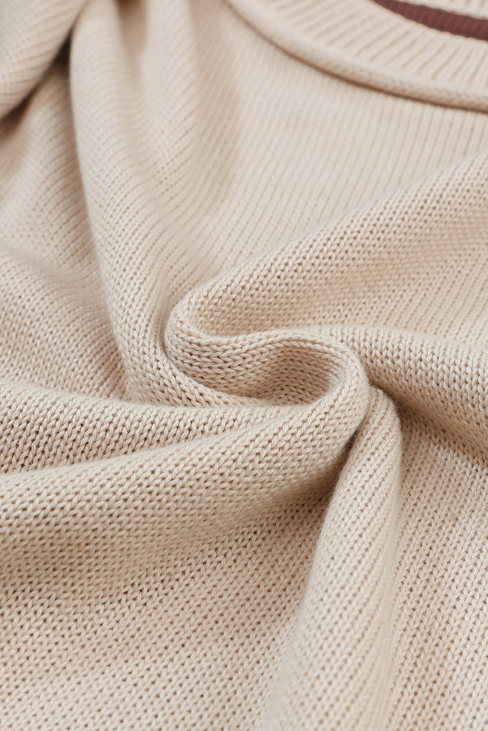 Colour Block Sweater | Puff Sleeves