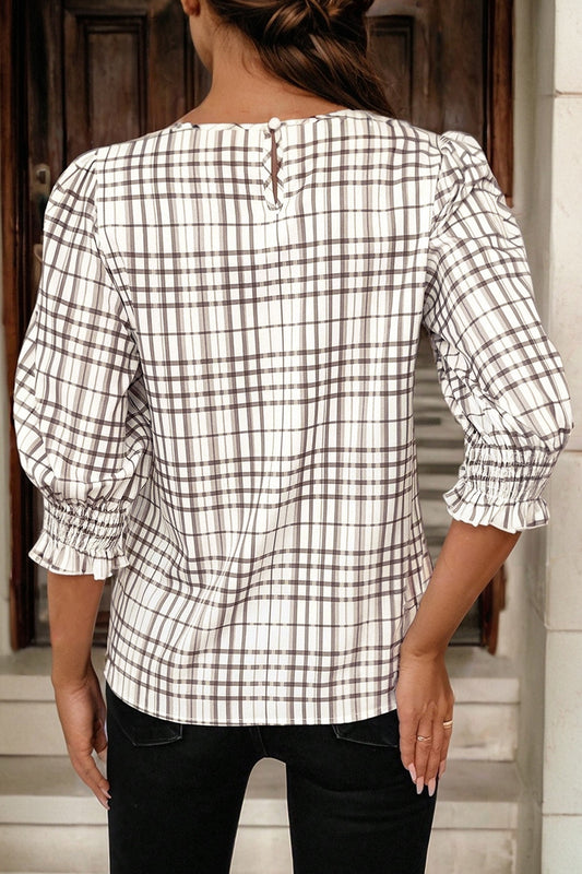 Checked Blouse