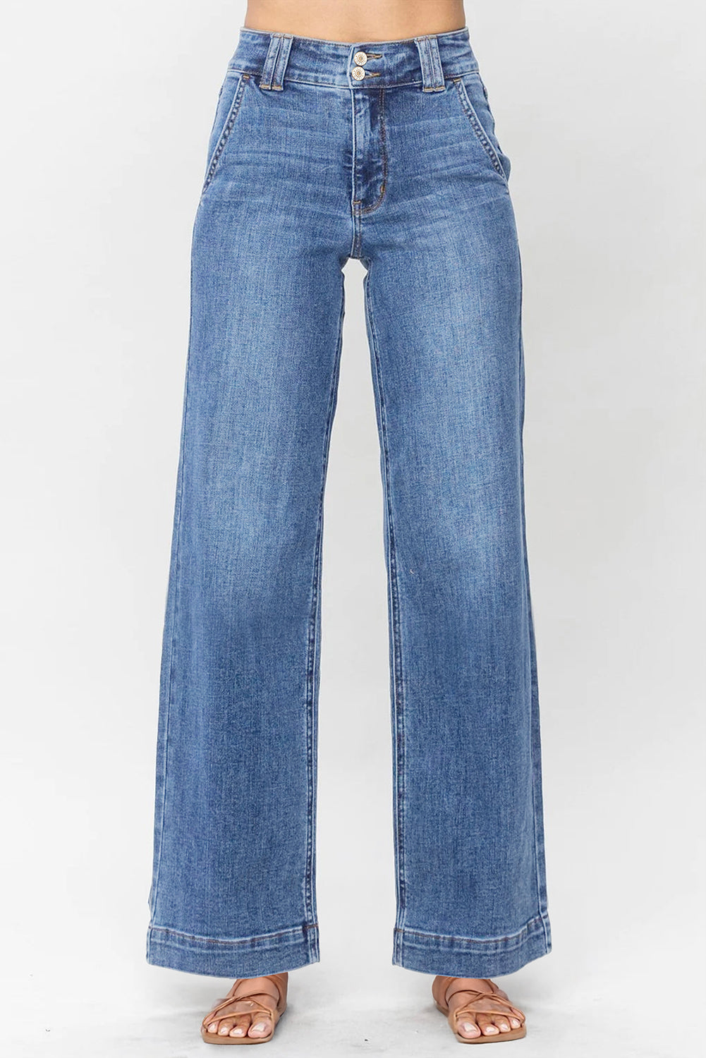 Straight Leg Jeans | High Waist