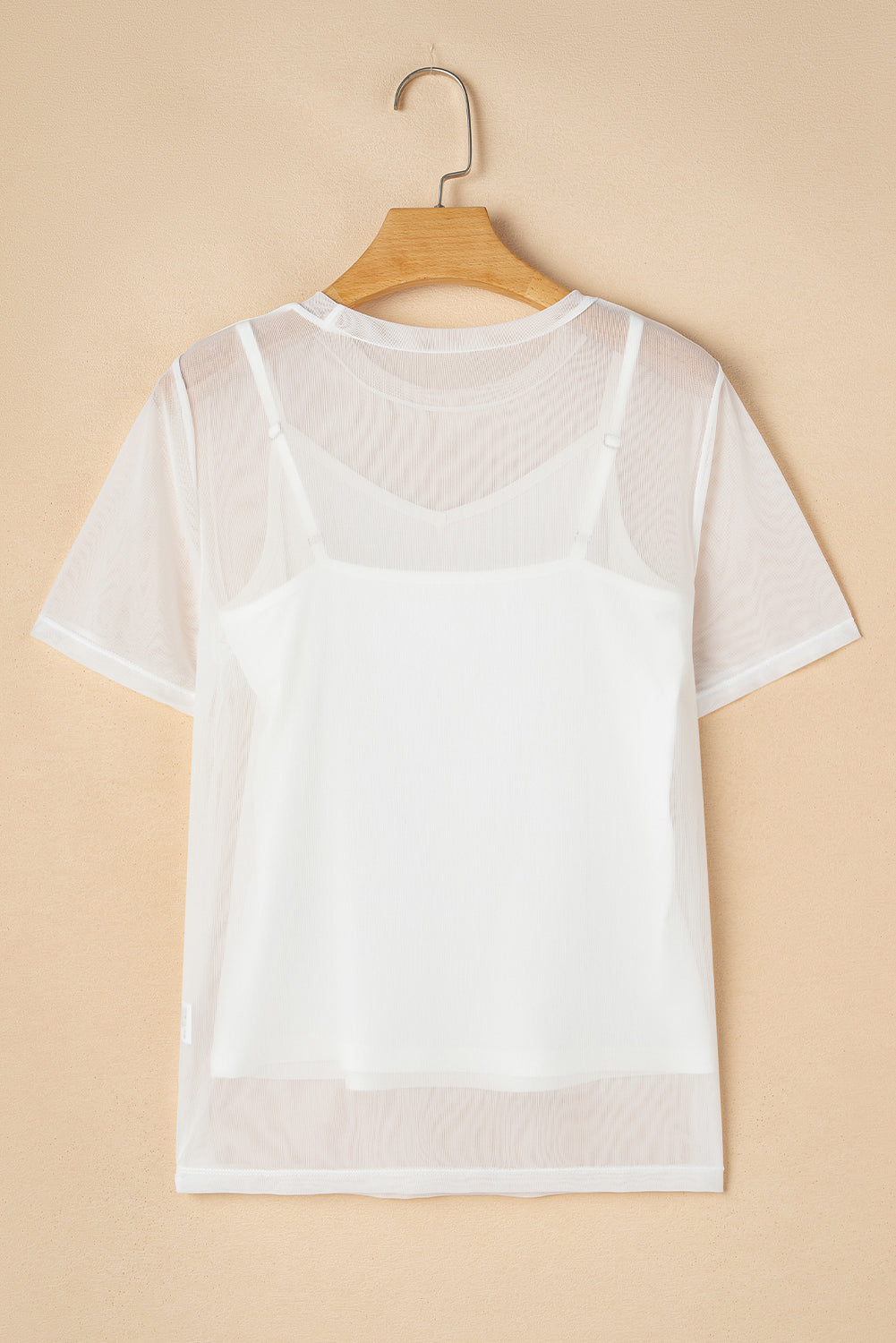 Sheer Short Sleeve Top