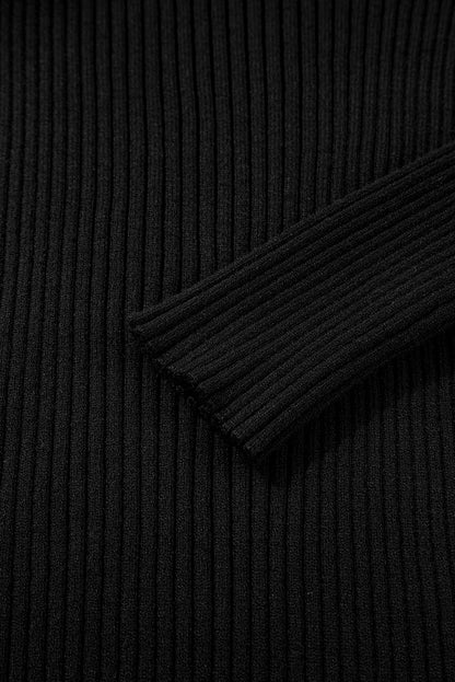 Cold Shoulder Knit Top