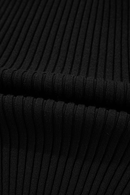 Cold Shoulder Knit Top