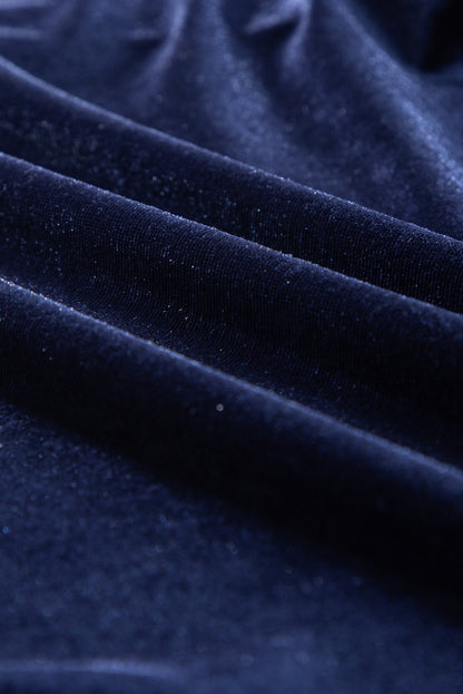 Velvet Co-ord Set | Shoulder Ruffles