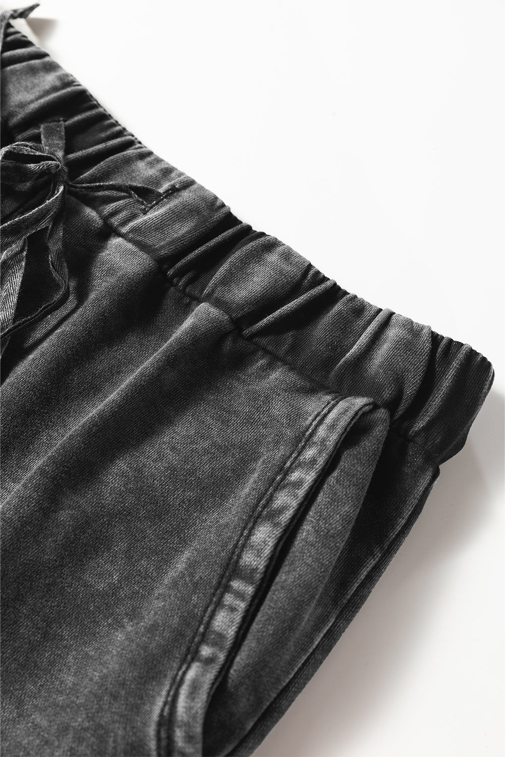 Charcoal Wide Leg Trousers | Patchwork
