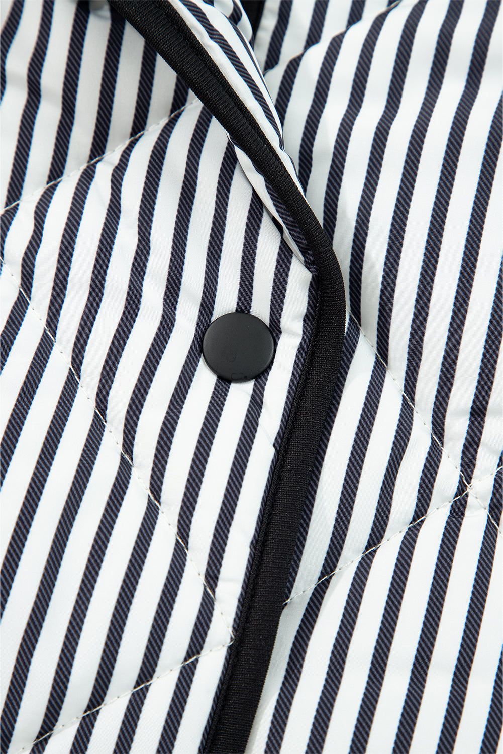 Striped Quilted Vest