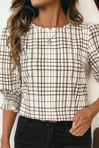 Checked Blouse