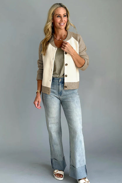 Colour Block Cardigan